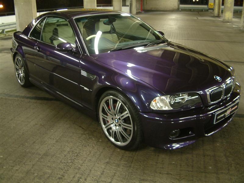 BMW e46 фиолетовая